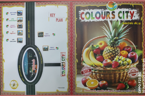 Plot for sale in Colurs City