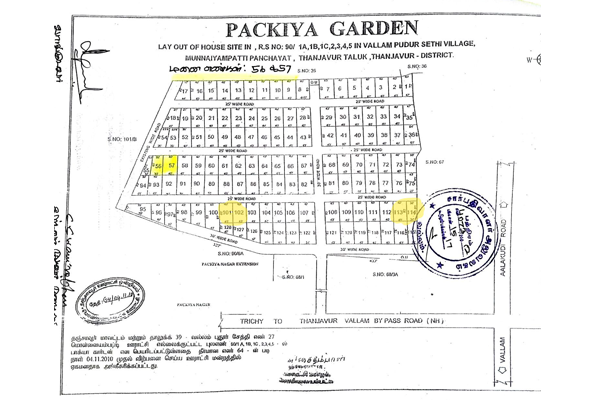 Plot No:59 for Sale @ Packiya Garden