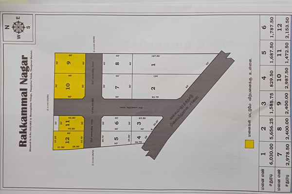 Plot for Sale in Rakkammal Nagar