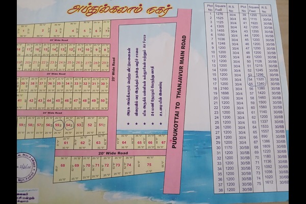 Plot No: 54 & 55 for Sale in Abdulkalam Nagarr