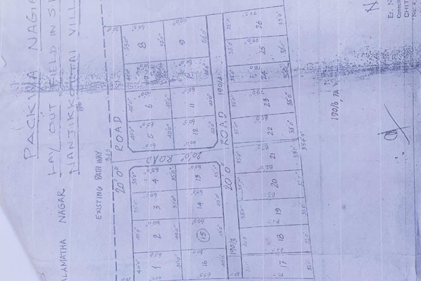Plot No:24 for Sale @ Near Madakottai Road Thanjavur