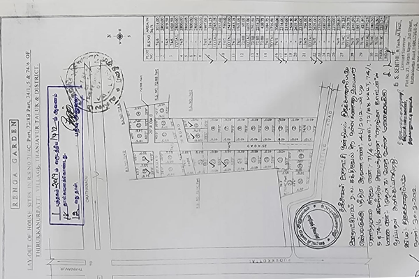 Plot No:23 for Sale @ Renga Garden
